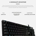 Logitech G512 RGB C-axis Mechanical Wired Gaming Keyboard, Length: 1.8m, Logitech G512 C-axis