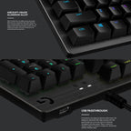 Logitech G512 RGB C-axis Mechanical Wired Gaming Keyboard, Length: 1.8m, Logitech G512 C-axis