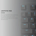 Logitech G512 RGB L-axis Mechanical Wired Gaming Keyboard, Length: 1.8m, Logitech G512 L-axis