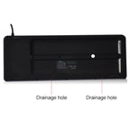 DS-8900 USB Interface Prevent Water Splashing Laser Engraving Character One-piece Wired Trackball Keyboard, Length: 1.5m, DS-8900 USB