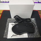 HXSJ A867 USB 6400DPI Four-speed Adjustable RGB Illuminate Wired E-sport Gaming Mouse, Length: 1.5m, A867 Black