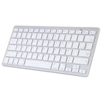 WB-8022 Ultra-thin Wireless Bluetooth Keyboard for iPad, Samsung, Huawei, Xiaomi, Tablet PCs or Smartphones, French Keys, French Keys