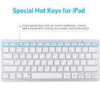WB-8022 Ultra-thin Wireless Bluetooth Keyboard for iPad, Samsung, Huawei, Xiaomi, Tablet PCs or Smartphones, Ko Language Keys, Ko Language Keys