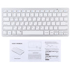 WB-8022 Ultra-thin Wireless Bluetooth Keyboard for iPad, Samsung, Huawei, Xiaomi, Tablet PCs or Smartphones, Ko Language Keys, Ko Language Keys