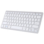 WB-8022 Ultra-thin Wireless Bluetooth Keyboard, Portuguese Keys, Portuguese Keys