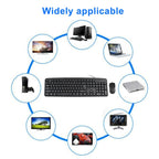 KB-8377 USB Wired Keyboard Mouse Set, KB-8377