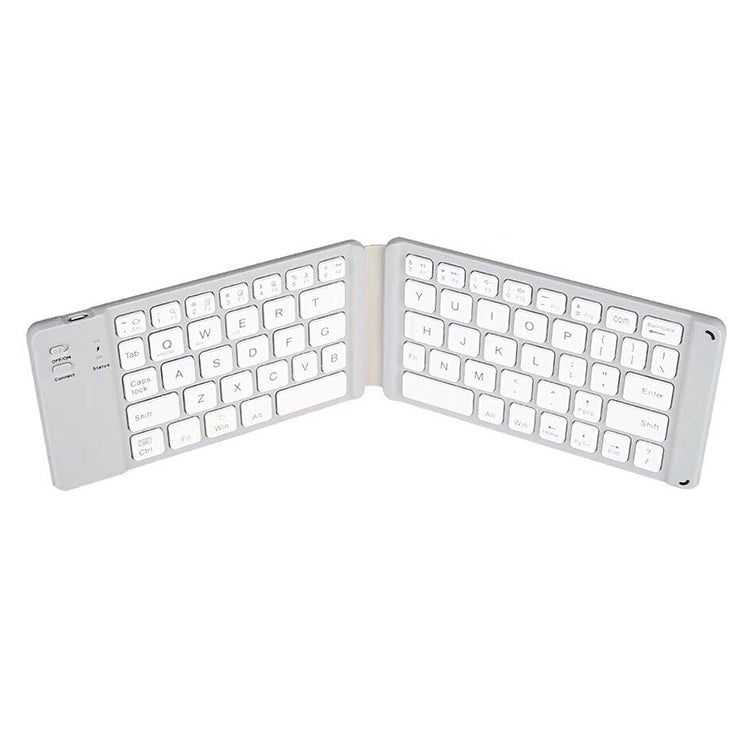 B05 USB Charging Portable Mini Folding Bluetooth Wireless Keyboard, B05(Black), B05(White)
