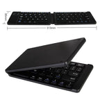 B05 USB Charging Portable Mini Folding Bluetooth Wireless Keyboard, B05(Black), B05(White)