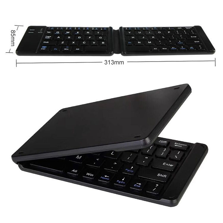 B05 USB Charging Portable Mini Folding Bluetooth Wireless Keyboard, B05(Black), B05(White)