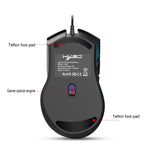 HXSJ X100 7-buttons 3600 DPI Cool Glowing Wired Gaming Mouse, Cable Length: 1.5m