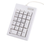 DX-21A 21-keys USB Wired Mechanical Black Shaft Mini Numeric Keyboard, DX-21A