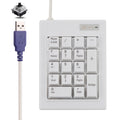 DX-17A 17-keys USB Wired Mechanical Black Shaft Mini Numeric Keyboard, DX-17A