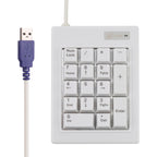 DX-17A 17-keys USB Wired Mechanical Black Shaft Mini Numeric Keyboard, DX-17A