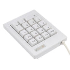 DX-18A 18-keys USB Wired Mechanical Black Shaft Mini Numeric Keyboard, DX-18A