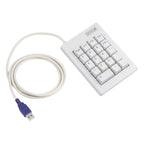 DX-18A 18-keys USB Wired Mechanical Black Shaft Mini Numeric Keyboard, DX-18A