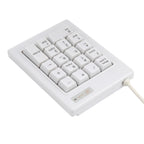 DX-18B 18-keys USB Wired Mechanical Black Shaft Mini Numeric Keyboard, DX-18B