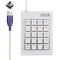 DX-20A 20-keys USB Wired Mechanical Black Shaft Mini Numeric Keyboard, DX-20A