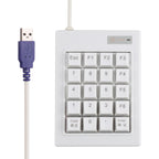 DX-20A 20-keys USB Wired Mechanical Black Shaft Mini Numeric Keyboard, DX-20A