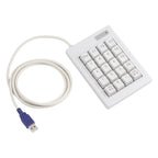 DX-20A 20-keys USB Wired Mechanical Black Shaft Mini Numeric Keyboard, DX-20A