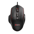 MKESPN X11 7-buttons 7200DPI RGB Wired Macro-definition Gaming Mouse, x11