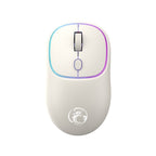 iMICE W-618 Rechargeable 4 Buttons 1600 DPI 2.4GHz Bluetooth Silent Wireless Mouse for Computer PC Laptop, W-618 2.4GHz & Bluetooth