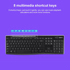 Logitech K270 Single Wireless Ultra-thin Silent Keyboard