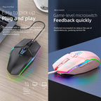 S700 Colorful Light USB Wired Office Gaming Mouse