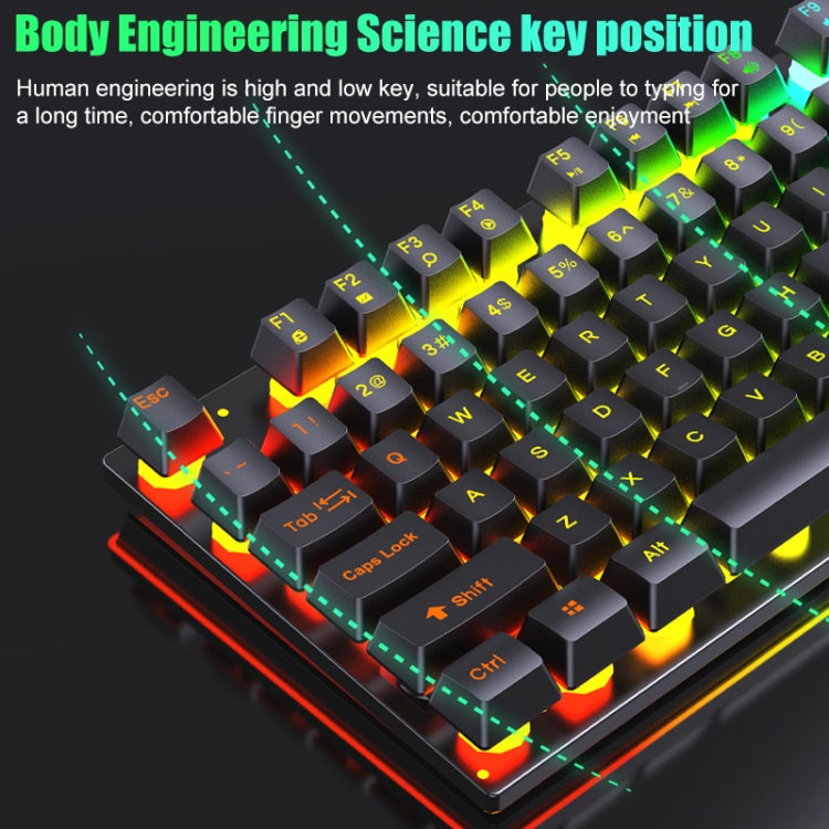 D500 RGB Brilliant Backlight Mouse and Keyboard Set