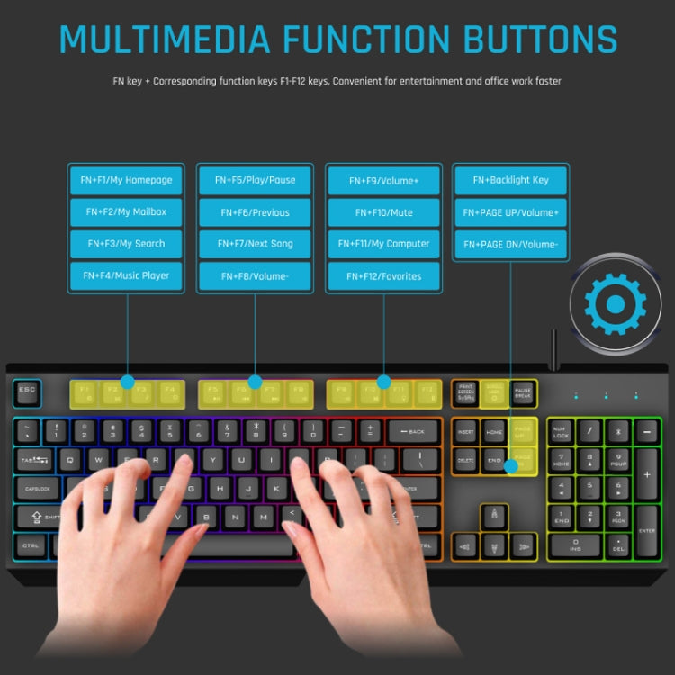 GK60 Metal Panel Dazzling Competitive Keyboard