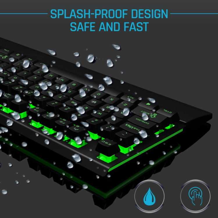 GK60 Metal Panel Dazzling Competitive Keyboard with Hand Holder