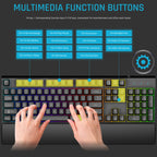 GK60 Metal Panel Dazzling Competitive Keyboard with Hand Holder