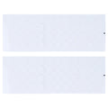 2pcs Round Transparent Keyboard Stickers Russian Key Protector