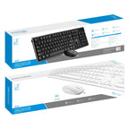 ZGB 8810 Mute Wireless Keyboard + Mouse Set, 8810 (Black), 8810 (White)