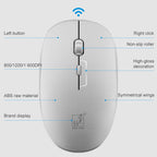 ZGB 8810 Mute Wireless Keyboard + Mouse Set, 8810 (Black), 8810 (White)