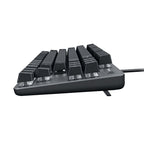 Logitech K835 Mini Mechanical Wired Keyboard, Green Shaft, Green Shaft