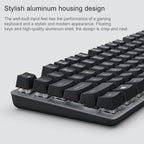Logitech K835 Mini Mechanical Wired Keyboard, Green Shaft, Green Shaft