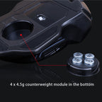 Aula Series Ghost Shark II Colourful Light 7D Optical Competitive USB Wired Game Mouse, Maximum Resolution of 4000 DPI, Ghost Shark II(W), Ghost Shark II(B)