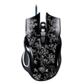 ZGB 169 USB 2400DPI Four-speed Adjustable LED Backlight Wired Optical E-sport Gaming Mouse with Counter Weight, Length: 1.45m, 169 Black, 169 White