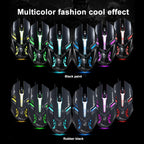 Chasing Leopard V17 USB 2400DPI Four-speed Adjustable Line Pattern Wired Optical Gaming Mouse with LED Breathing Light, Length: 1.45m, V17, V17 Jet Black, V17 White