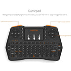 VIBOTON i8 Plus Updated 2.4GHz QWERT Mini Wireless Keyboard with Touchpad for TV Box, Mi Box, Computer, Tablet, Laptop and Projector(Black), Wireless Keyboard