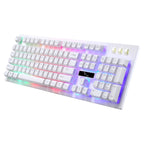 ZGB G20 104 Keys USB Wired Mechanical Feel Glowing Computer Keyboard Gaming Keyboard