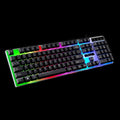 ZGB G21 104 Keys USB Wired Mechanical Feel Colorful Backlight Office Computer Keyboard Gaming Keyboard