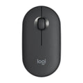 Logitech Pebble Cobblestone Shape Thin 3-keys 1000DPI Mute Wireless Bluetooth Optical Mouse, Wireless Range: 10m