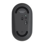 Logitech Pebble Cobblestone Shape Thin 3-keys 1000DPI Mute Wireless Bluetooth Optical Mouse, Wireless Range: 10m