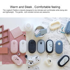 Logitech Pebble Cobblestone Shape Thin 3-keys 1000DPI Mute Wireless Bluetooth Optical Mouse, Wireless Range: 10m