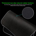 Computer Monster Pattern Illuminated Mouse Pad, Size: 90 x 40 x 0.4cm, 90 x 40 x 0.4cm