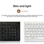 Lenovo K5819 Office Simple Ultra-thin Wired Keyboard, K5819 (Black), K5819 (White)