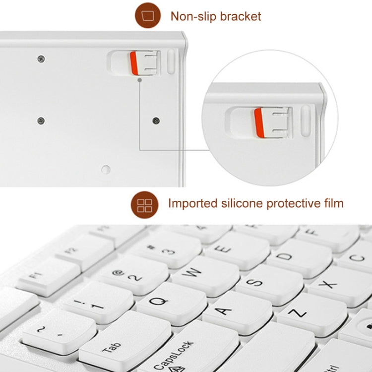 Lenovo K5819 Office Simple Ultra-thin Wired Keyboard, K5819 (Black), K5819 (White)