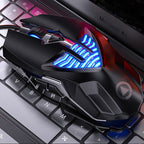 YINDIAO G4 3200DPI 4-modes Adjustable 7-keys RGB Light Programmable Wired Gaming Mouse