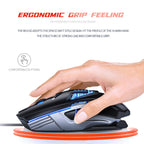 YINDIAO G4 3200DPI 4-modes Adjustable 7-keys RGB Light Programmable Wired Gaming Mouse
